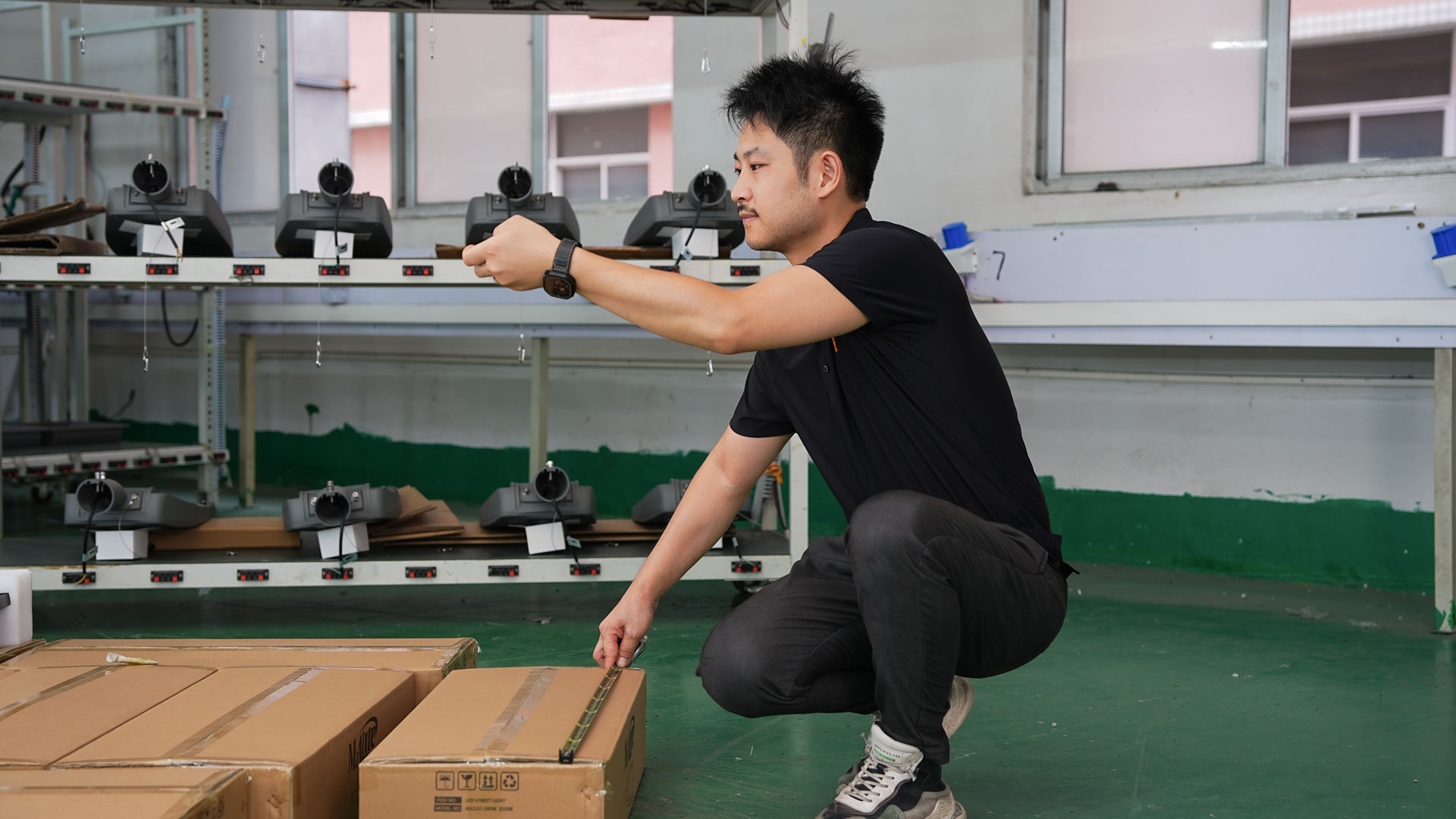 Packing material inspection